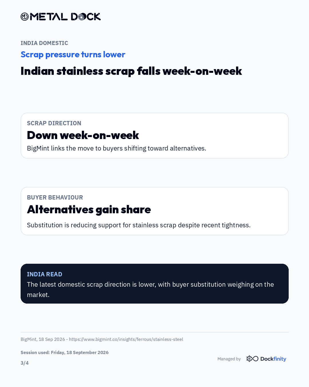 Nickel and NPI soften as India scrap turns lower — card 3 of 4