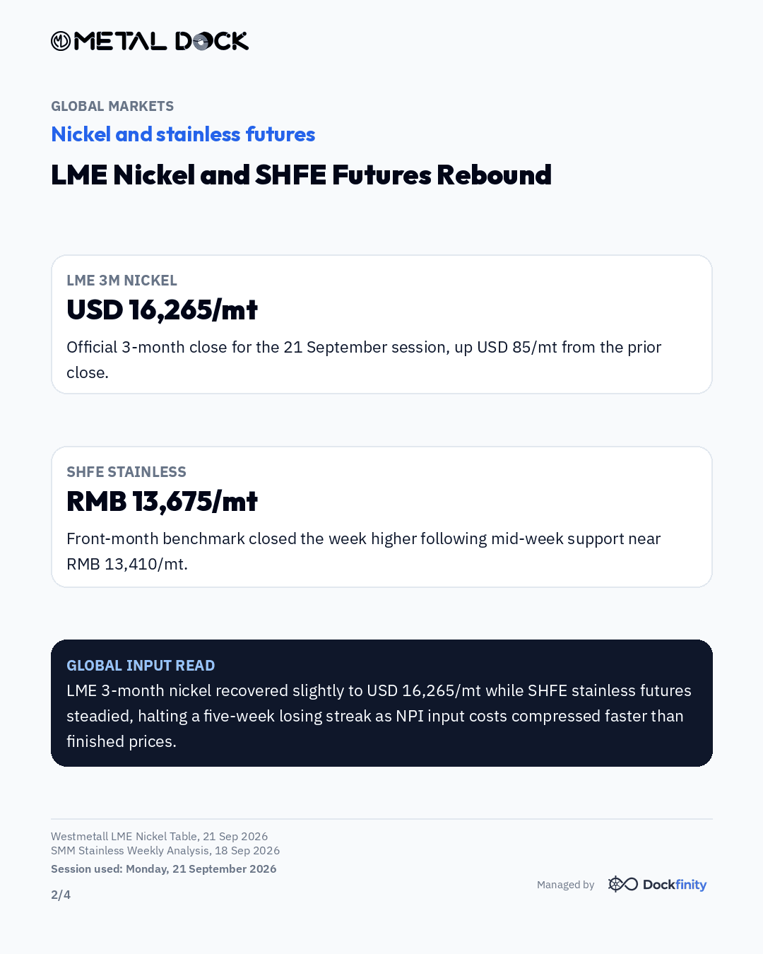 Nickel bounces as input costs find floor — card 2 of 4