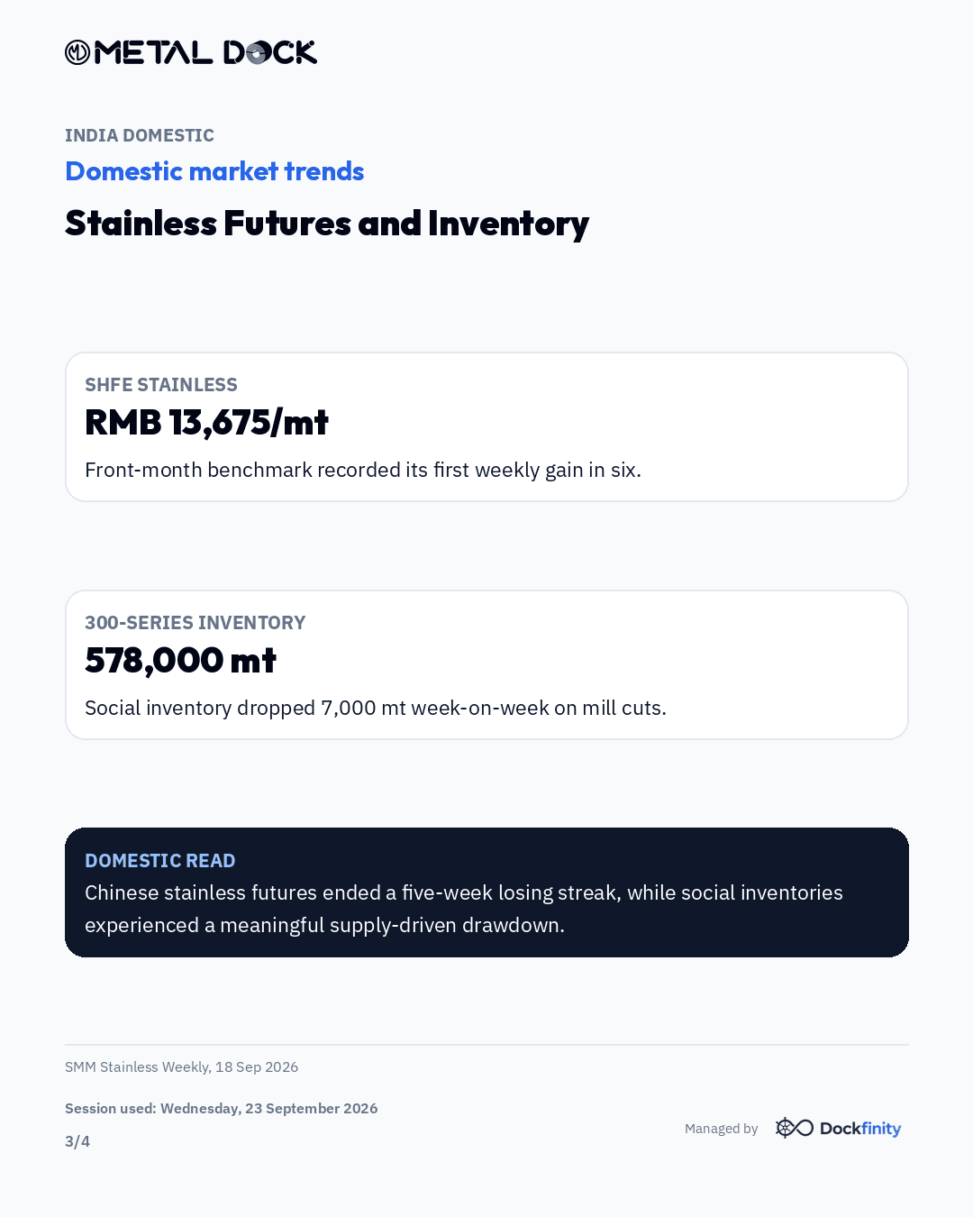 Nickel higher as stainless margins recover — card 3 of 4